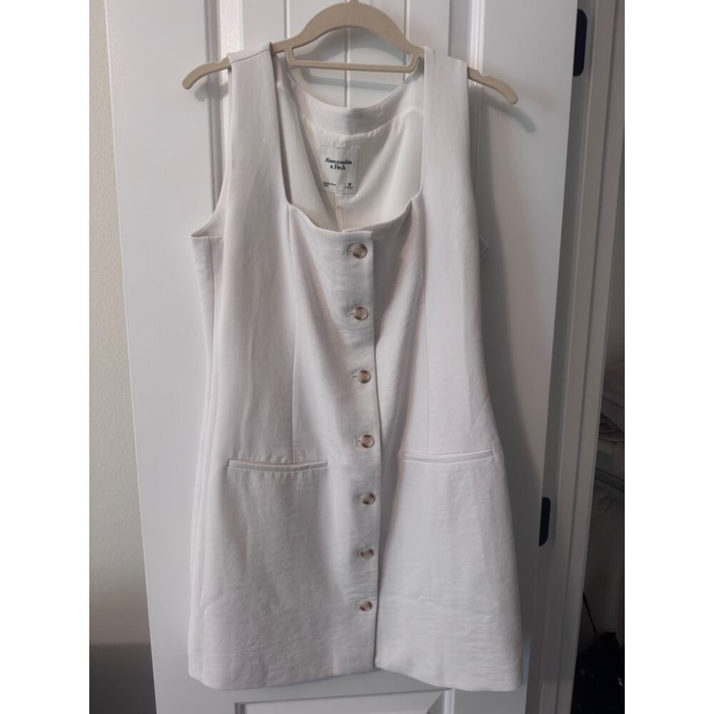 Abercrombie & Fitch Button-Front Mini Dress - Picture 3 of 5